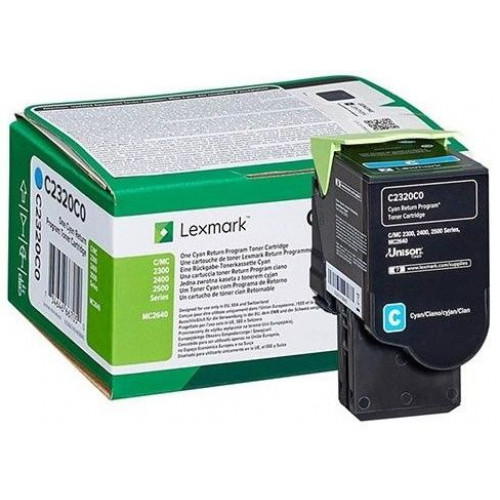 Lexmark C2320C0 cyan - originálny Lexmark C2320C0 cyan - originálny